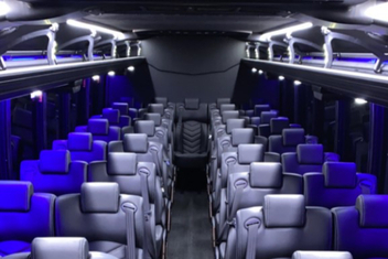 Walnut Creek Charter Bus Interior