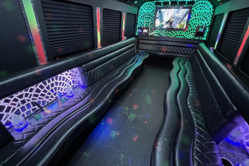 Walnut Creek Limo Bus Interior